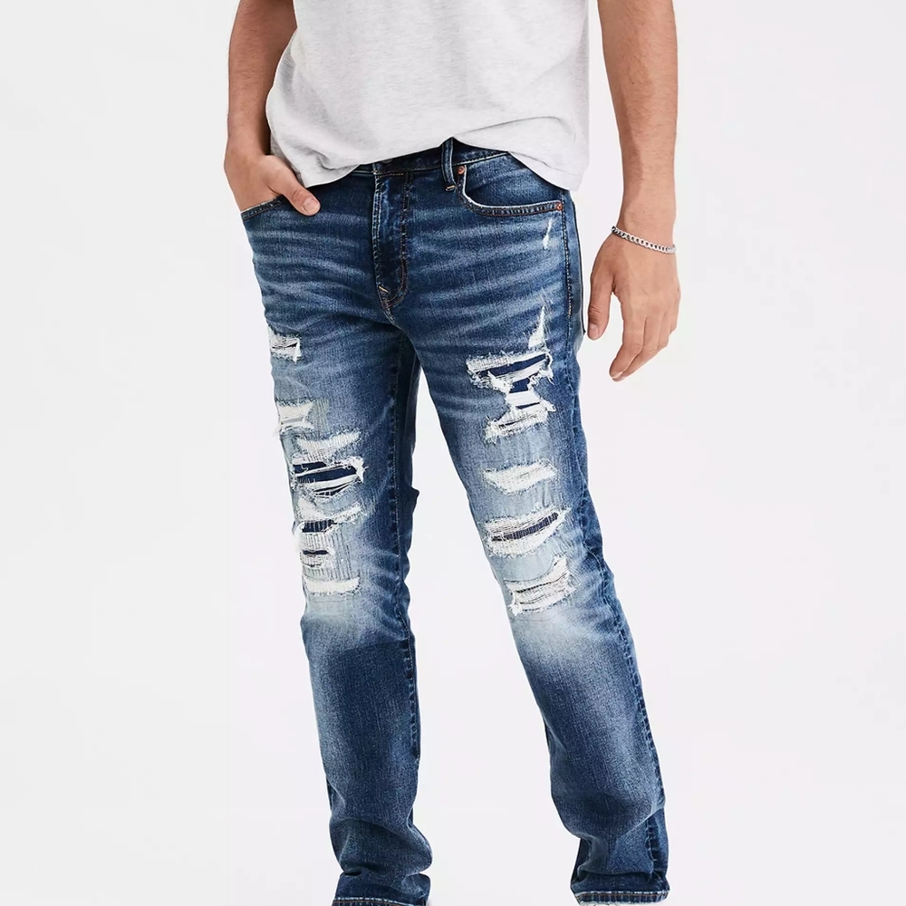American Eagle ripped jeans boys 26×28